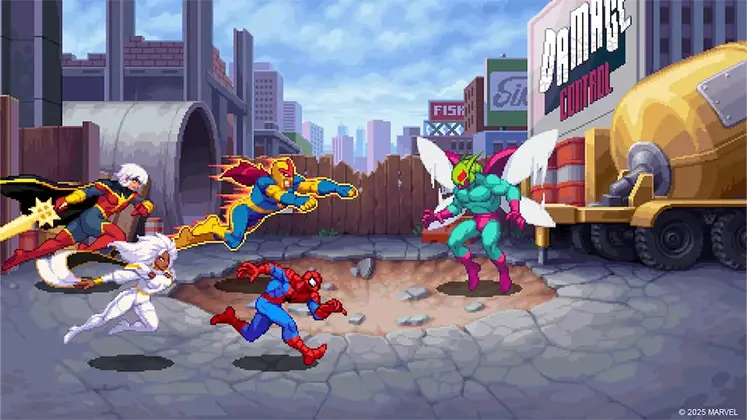 نمایی از گیم پلی دموی Marvel Cosmic Invasion