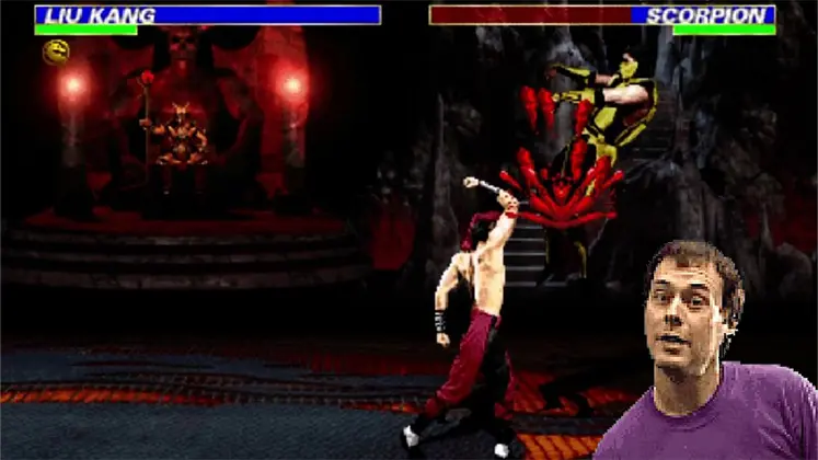 تصویری از ظاهر شدن Dan Forden در Mortal Combat II