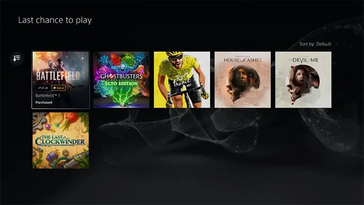 نمایی از فضای کاتالوگ PS Plus Extra