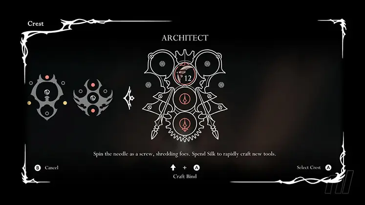 نشان Architect در Hollow Knight: Silksong
