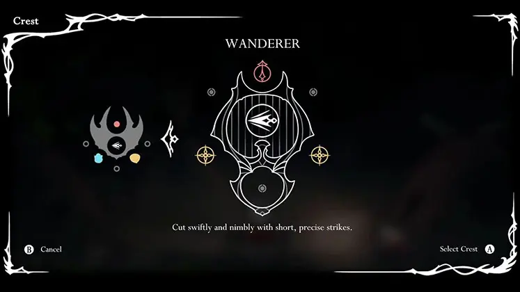 نشان Wanderer در Hollow Knight: Silksong