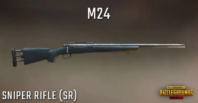 اسلحه M24 در PUBG Mobile