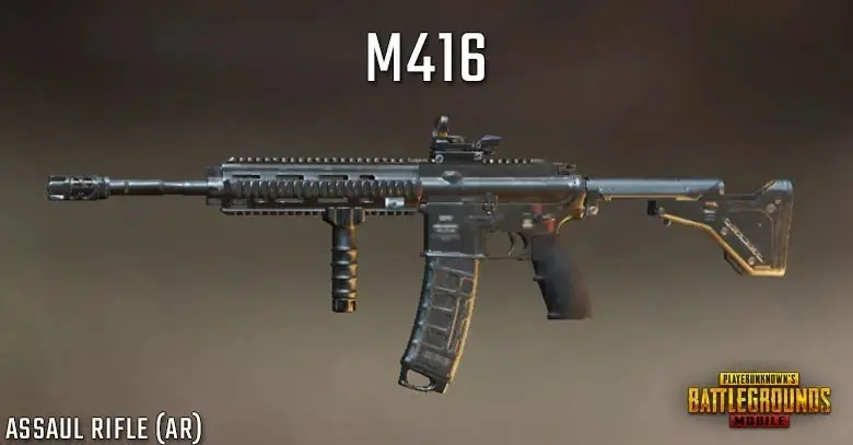 اسلحه M416 در PUBG Mobile
