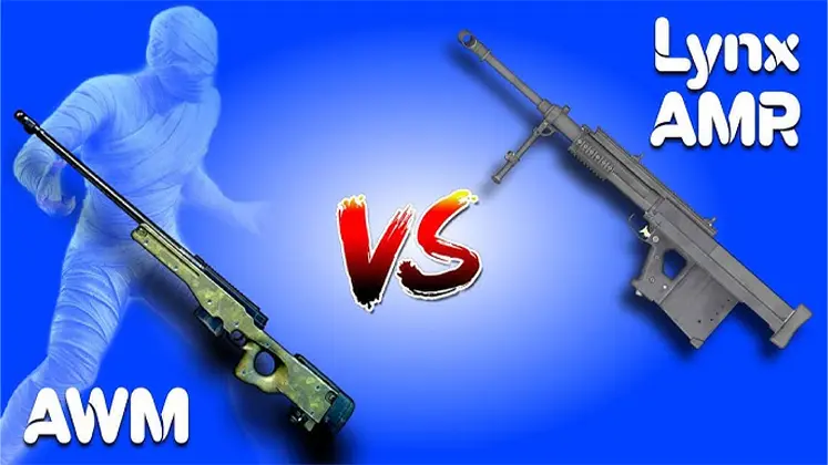مقایسه اسلحه‌های AMR و AWM در PUBG Mobile