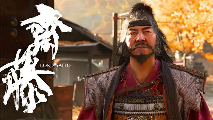 رهبر Lord Saito در Ghost of Yōtei