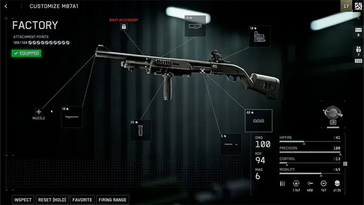سلاح M87A1 Shotgun در بازی Battlefield 6