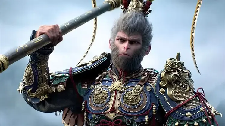 تصویری از شخصیت اصلی در بازی Black Myth: Wukong