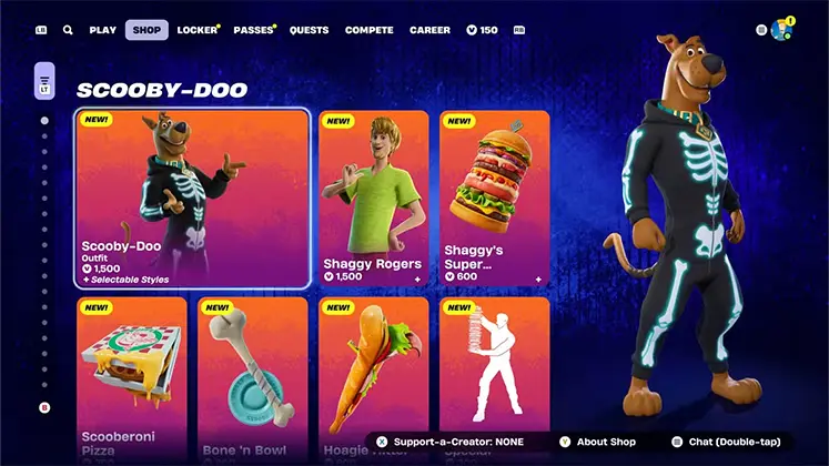 اسکین های گروه Mystery Inc. در Fortnite