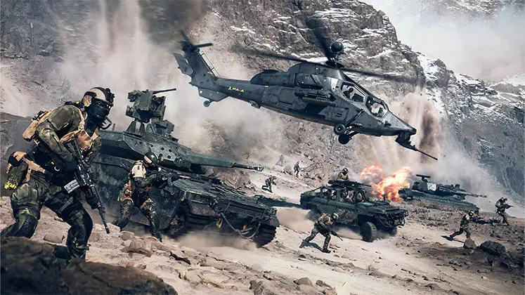 بنری از بازی Battlefield 6