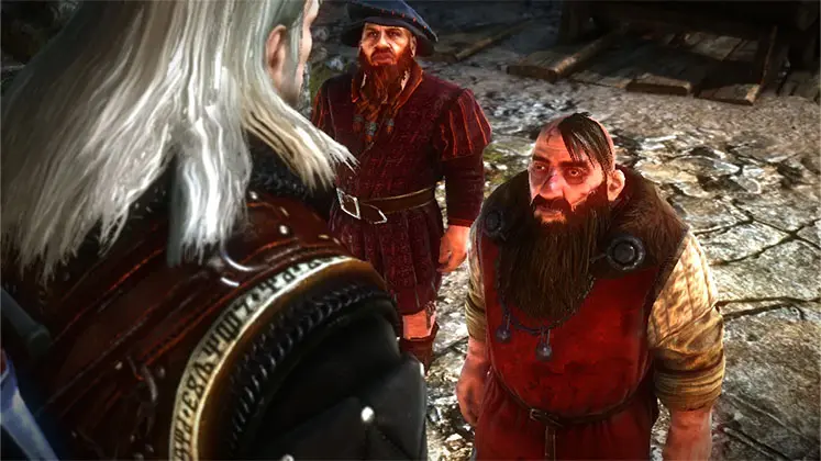 Geralt به همراه کاروان یارپن زیگرین