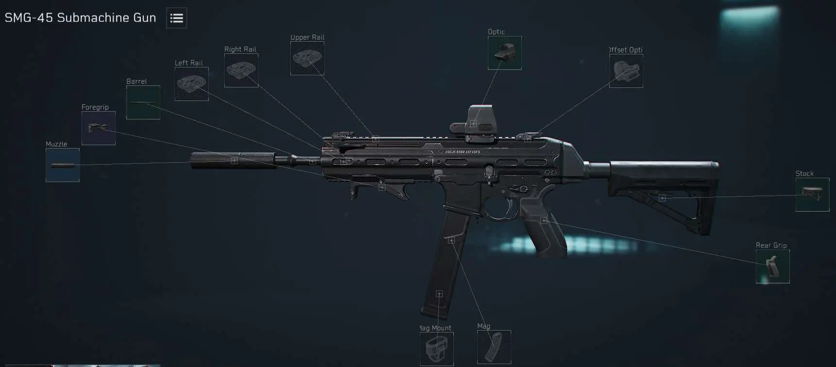 اسلحه SMG-45 در بازی Delta Force: Hawk Ops