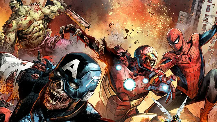 نمایی از قهرمانان Marvel Zombies