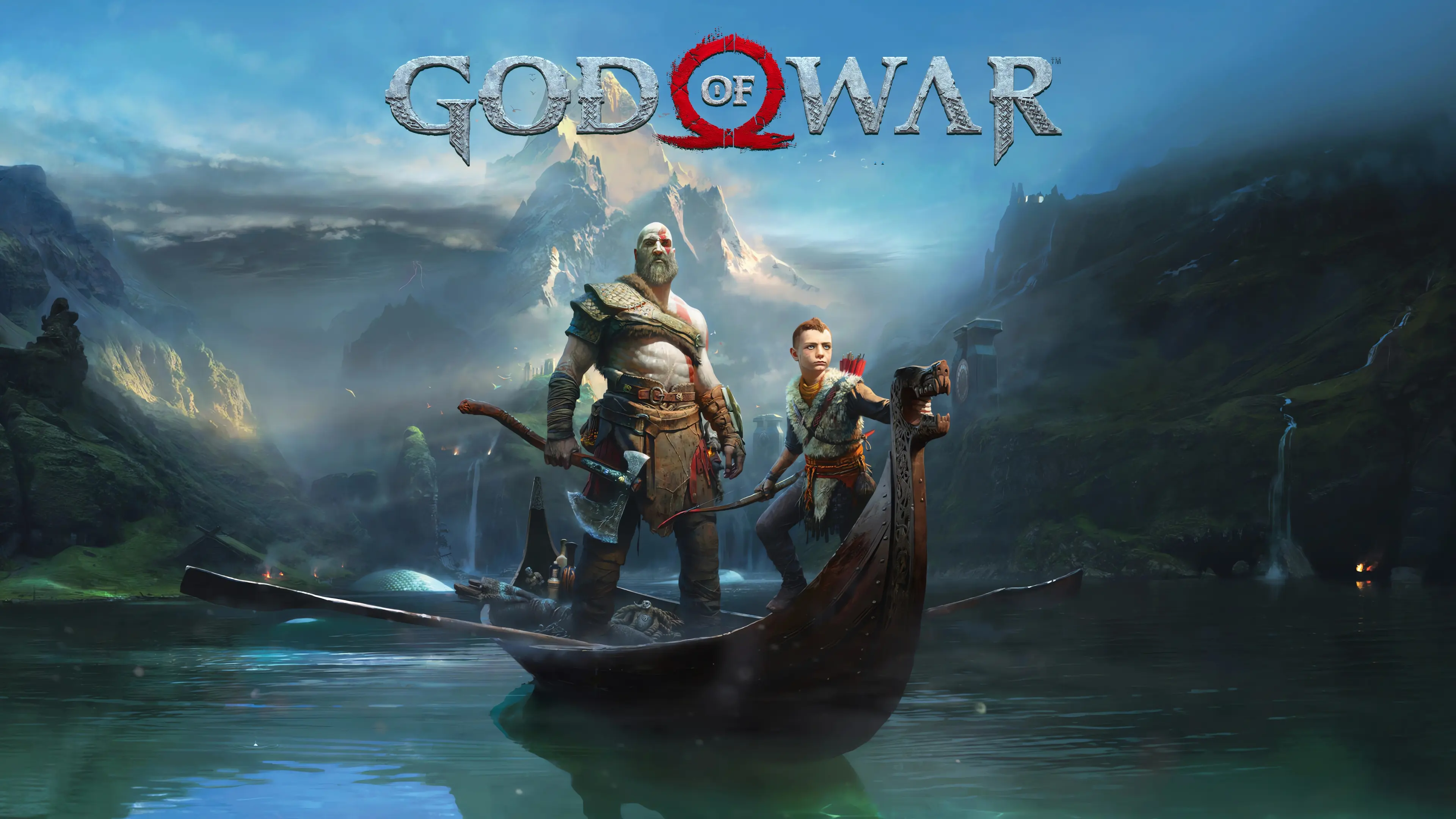 بنری از بازی god of war