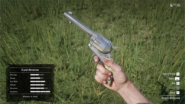 اسلحه Flaco's Revolver در رد دد 2