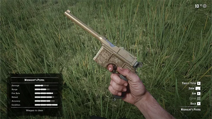 اسلحه Midnight's Pistol در رد دد 2