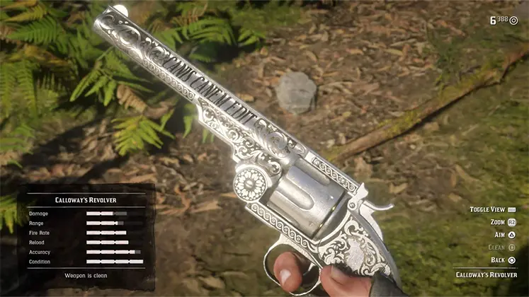اسلحه Calloway's Revolver در رد دد 2