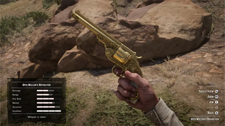اسلحه Otis Miller's Revolver در رد دد 2