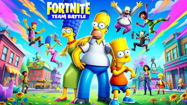 Simpsonsدر بازی  Fortnite