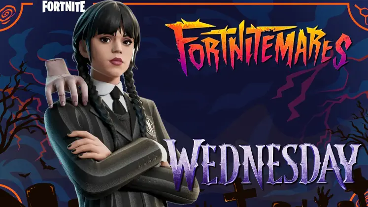 Wednesday Addamsدر فورتنایت