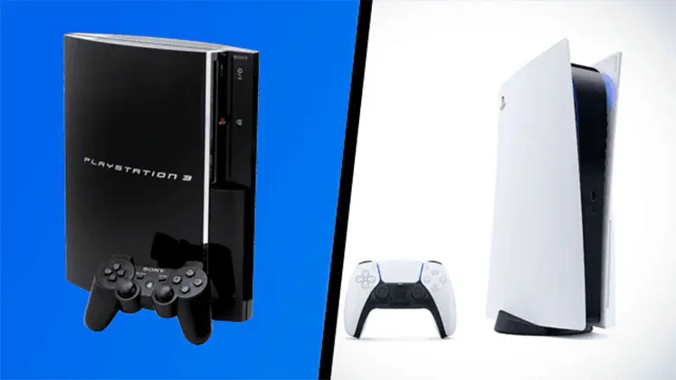 مقایسه فروش دو کنسول پلی استیشن 5 و پلی استیشن 3