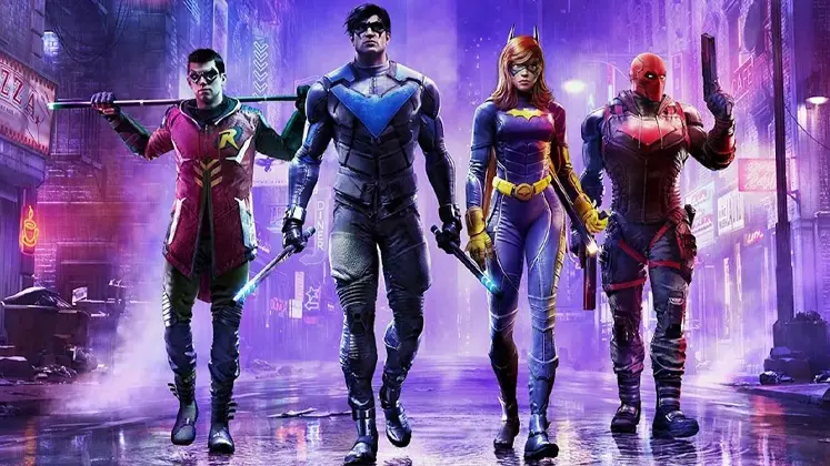 نمایی از کاراکتر های بازی Gotham Knights