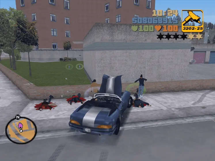 GTA3 بازی gameplay تصویری از