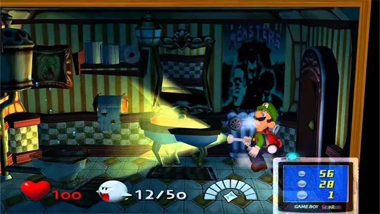 گیم پلی بازی Luigi's Mansion