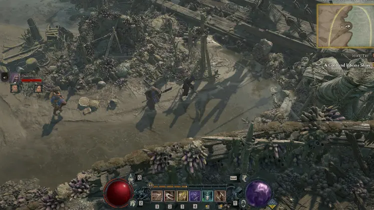 نمایی از گیم پلی بازی Diablo 4