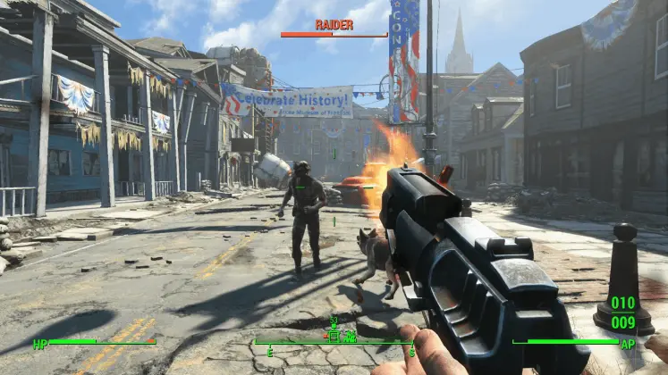 Fallout 4 بازی gameplay تصویری از