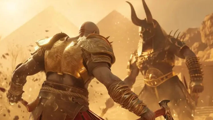 نمایی از گیم پلی بازی God of War 6