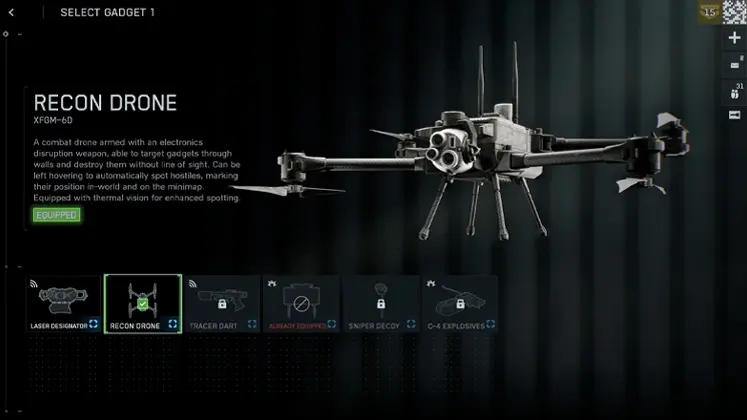 نمایی از Recon Drone