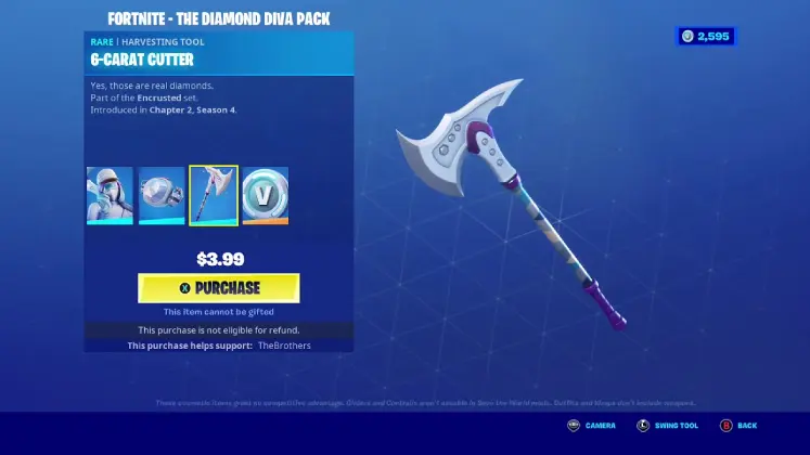 Fortnite در بازی Diamond Diva تصویری از پک