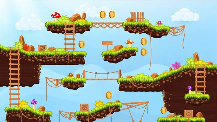 پلتفرمر دوبعدی 2D Platformer