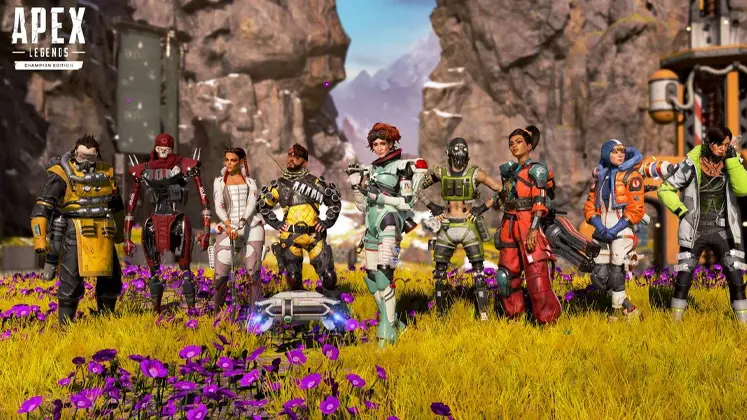 نمایی از بازی  Apex Legends