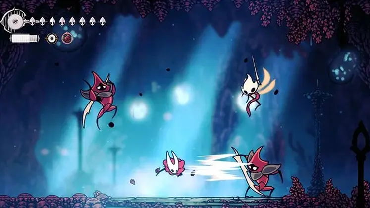 نمایی از گیم پلی بازی Hollow Knight: Silksong