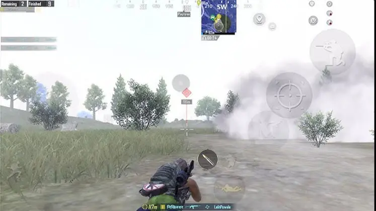 گیم پلی بازی PUBG: Battlegrounds موبایل