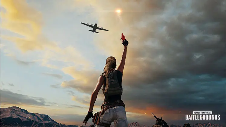 استفاده از Flare Gun لوت ایردراپ در PUBG