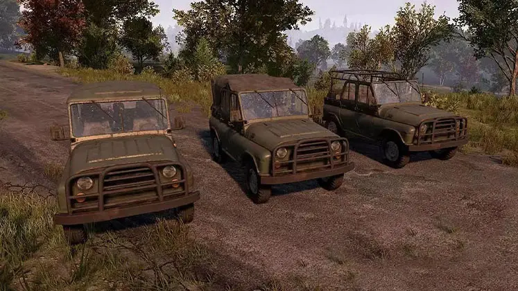 ماشین ها و وسایل نقلیه در بازی PUBG: Battlegrounds