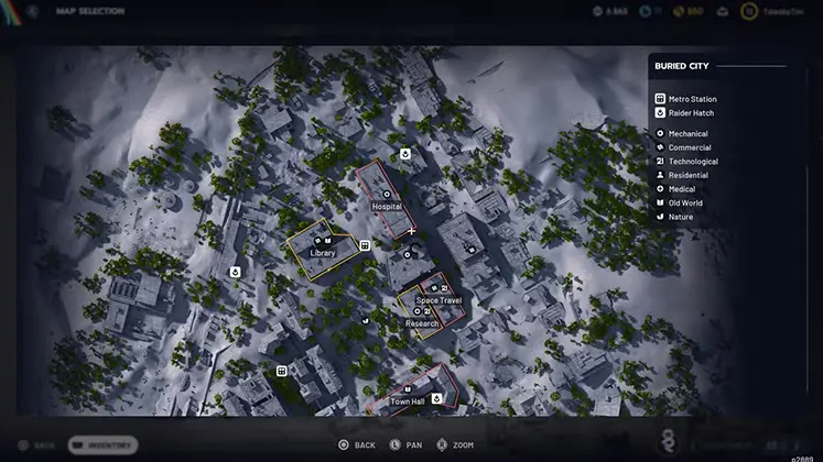 ARC Raiders تصویری از مپ بازی