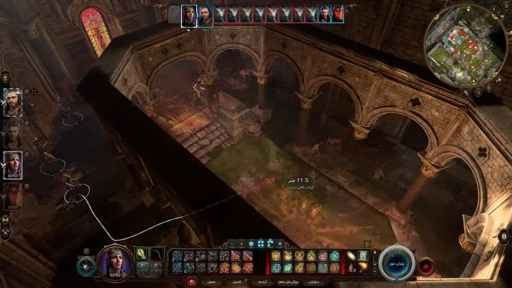 صحنه نبرد در بازی  Baldur’s Gate 3