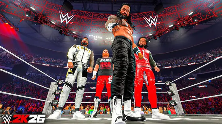 wwe 2k26 تصویری از کاراکتر های بازی