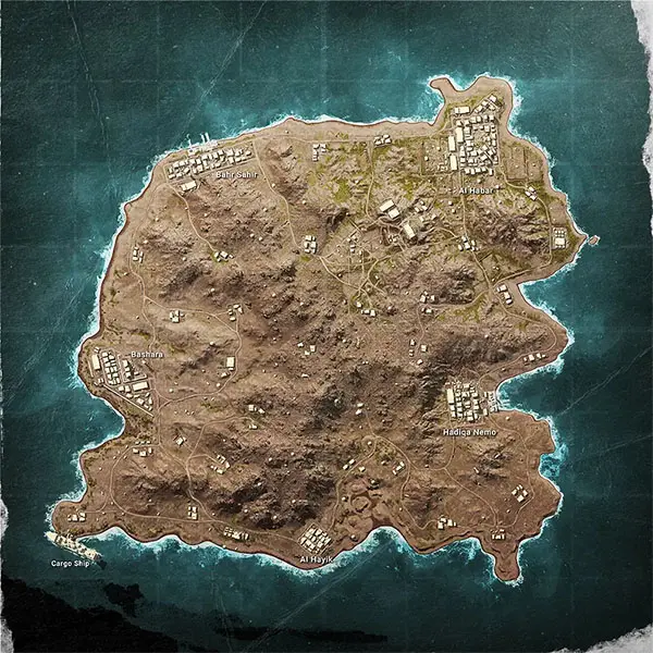 نقشه مپ Karakin در بازی PUBG