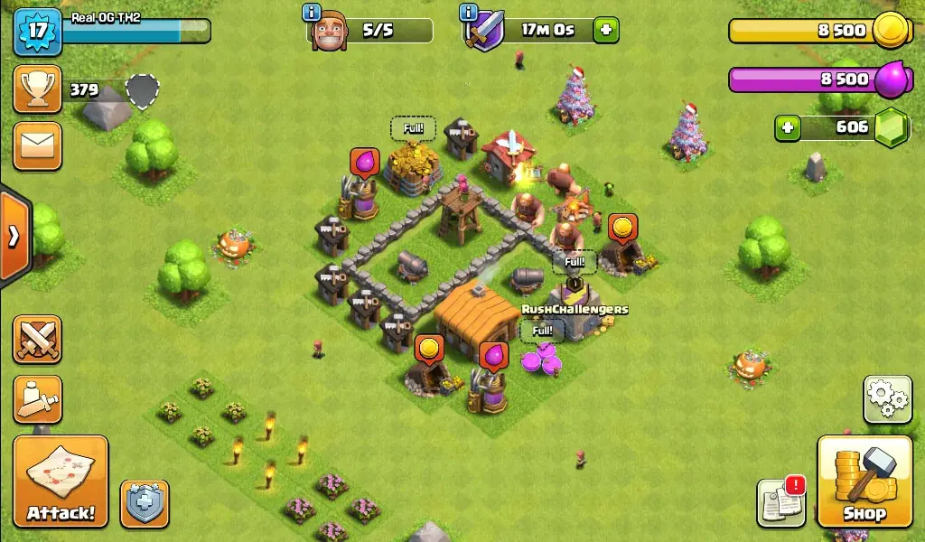 Town Hall 2 در بازی کلش آو کلنز