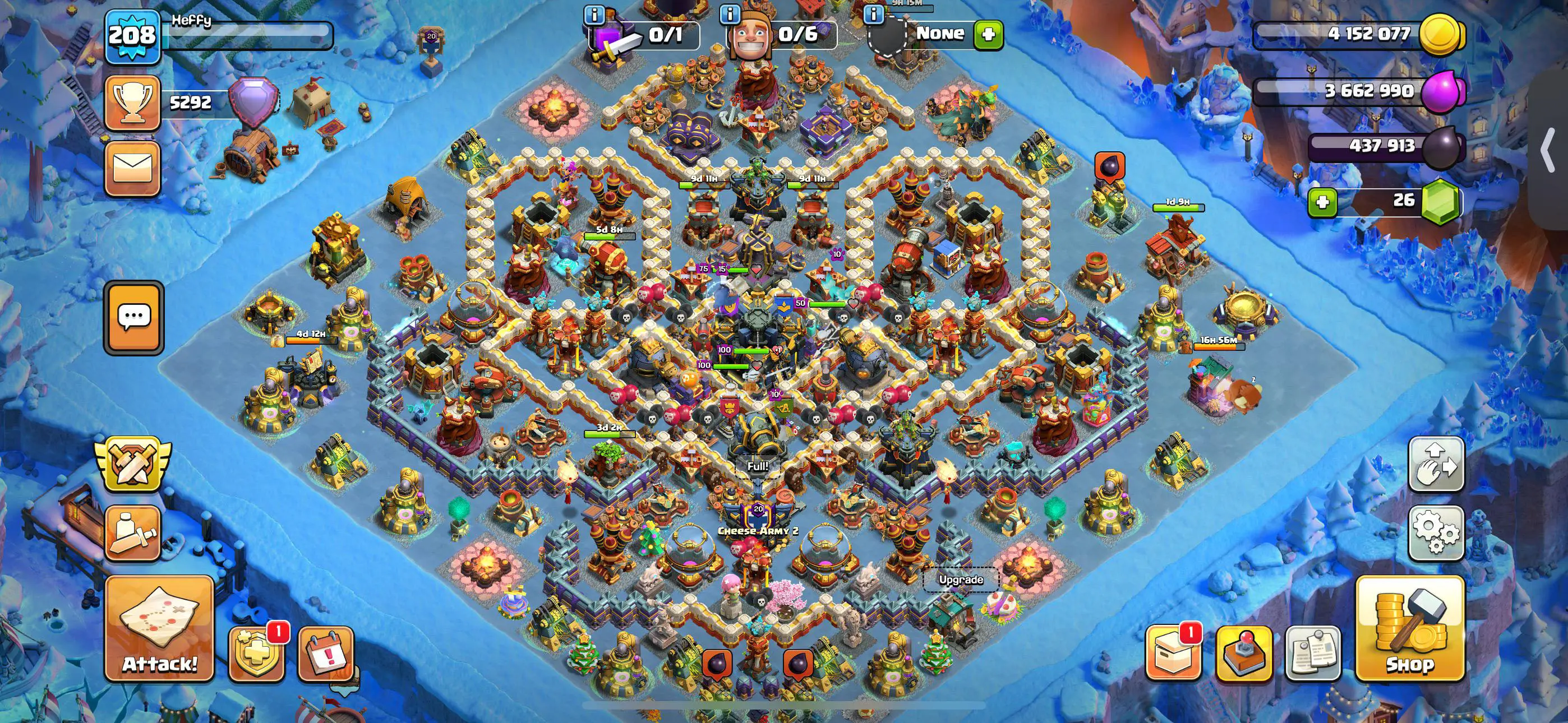 Town Hall 17 در بازی Clash of Clans