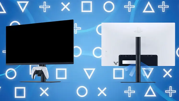 Sony تصویری از جلو و پشت مانیتور گیمینگ جدید