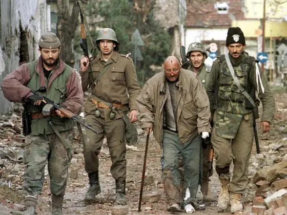 تصویری واقعی از جنگ های یوگوسلاوی که نیکو بلیک در ان حظور داشت