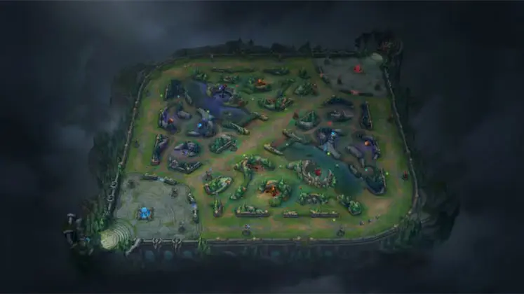 مپ Summoner’s Rift بازی League of Legends (LoL)