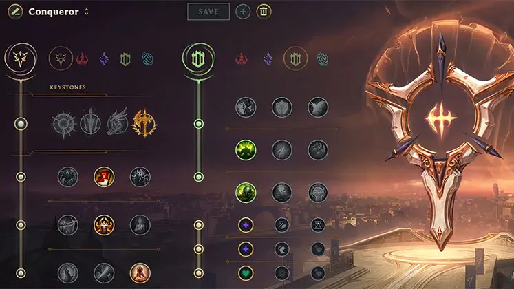 شخصیت سازی و انتخاب Runeها در بازی League of Legends