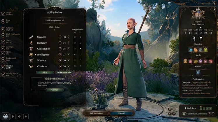 Baldur's Gate 3 در بازی High Elf Wizard تصویری از