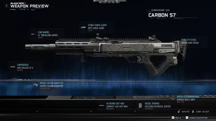 Call of Duty: Black Ops 7 در بازی Carbon 57 تصویری از لوداوت کامل